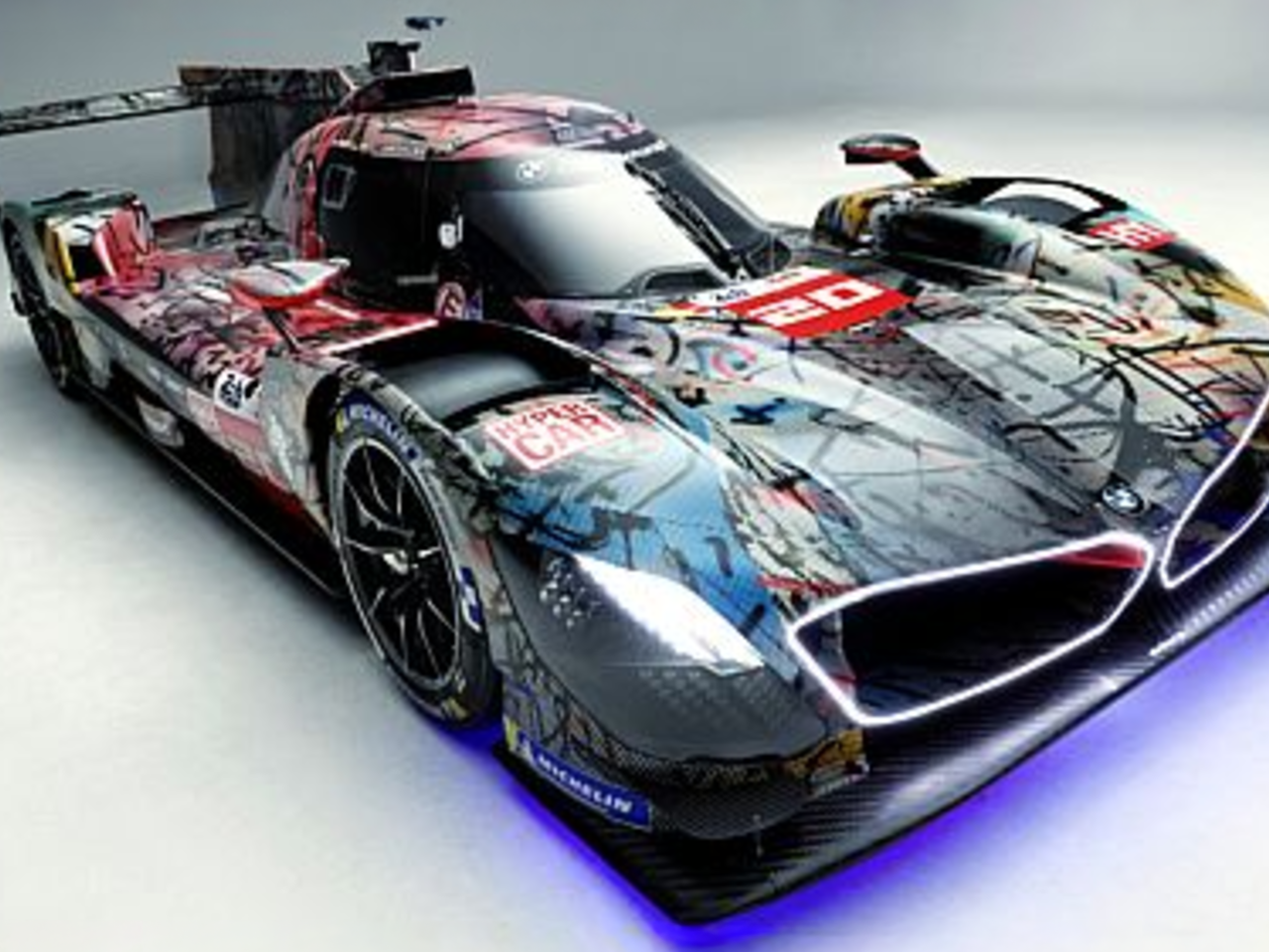 BMW Unveils New Hybrid M V8 with Performative Painting Livery for Le Mans Return